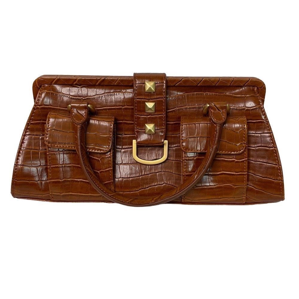 NY&C Alligator Skin Hand Bag